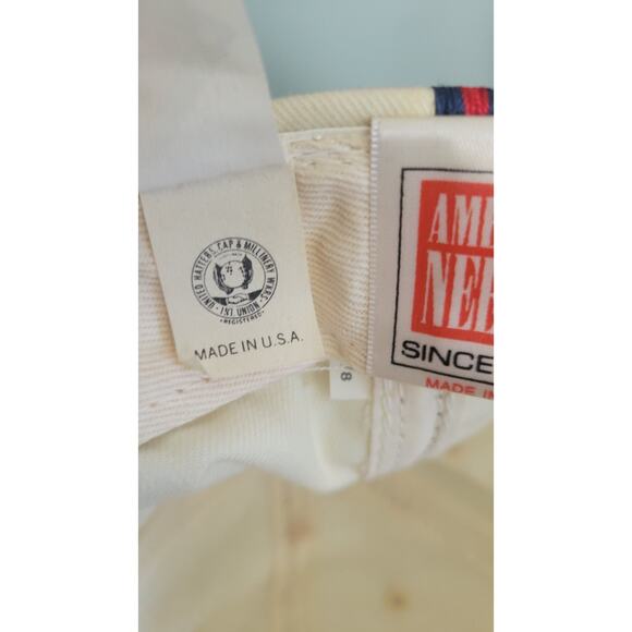 Vintage American Needle Kansas City Monarchs Hat 7 1/8 Red Cream NWT Made in USA - Picture 11 of 12